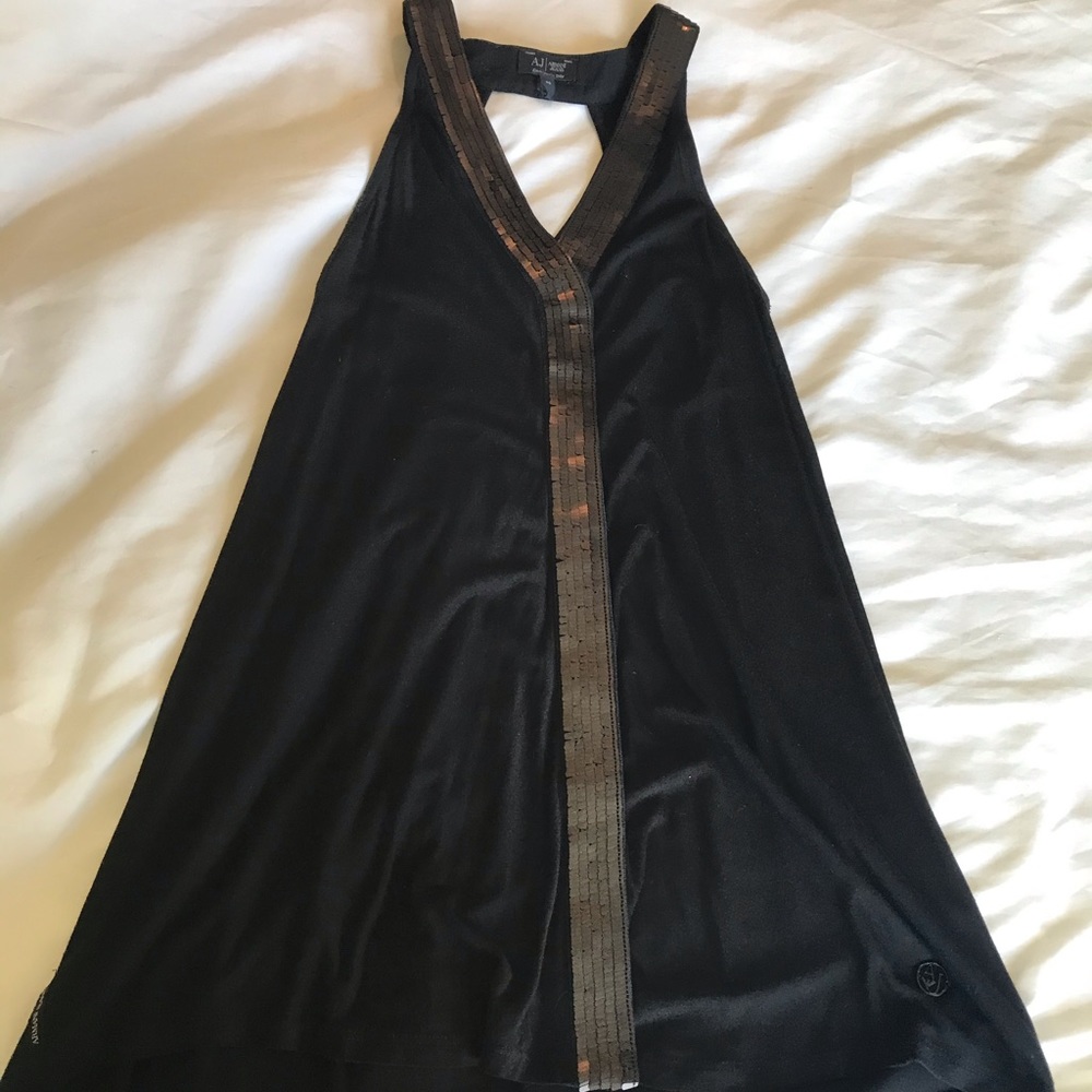 Armani Jeans Black Evening Tank